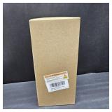 2PCS Light Up Jack-O-Lanterns Pumpkin Decor with White Ghost Black Spooky Face Halloween Pumpkin Halloween Decorations for Table Party Supplies Favors