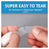 FeFu 48 Rolls Invisible Tape Refills 3/4 Inch X 1000 in, Translucent Tape for Dispenser Refill 1 Inch Core Easy Tear