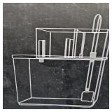 Aquarium Kit 1 Gallon Betta Fish Tank Self Cleaning Fish Tank with Filter, Inverter Pump, Double Filter Sponge, Onyx Stone - Ideal Fish Tank Starter Kit