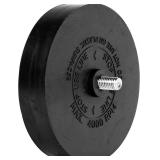 Rubber Eraser Wheel Adhesive Remover   Fast & Safe Decal, Sticker, and Tape Removal Tool for Cars, RVs, Fiberglass & More   Black   Drill Attachment Included   Paint-Safe