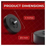 Rubber Eraser Wheel Adhesive Remover   Fast & Safe Decal, Sticker, and Tape Removal Tool for Cars, RVs, Fiberglass & More   Black   Drill Attachment Included   Paint-Safe