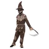 Spooktacular Creations Halloween Boys Scarecrow Costume, Kids Scary Scarecrow Dress-up for Role-Playing. Small 5 to 7 year