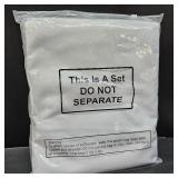 Juexica 2 Pack 60 Inch Round Outdoor Tablecloth with Umbrella Hole and Zipper Washable Waterproof Wrinkle Free Table Cloth Summer Polyester Fabric Table Cover for Picnic, Party, Patio, BBQ (White)