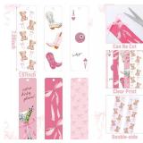 6 Sets Pink Bow Notebooks for School A5 Cute Preppy Coquette Spiral Notebooks with Pen and Bookmark for Girls, Bible Martini Journal Classroom Office Supplies Christian Gifts(Fashion Style)