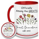 Great Grandma 2025 Mug - Christmas Gift For Great Grandma - Grandma 2025 Mug - New Grandma Gifts - Grandma To Be Gifts - First Time Grandma 2025 Gifts - Grandma Pregnancy Announcement