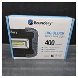 Big Block Portable LED COB Floodlight - Ultra Bright - 10 WATT - 500 Lumen, Water Resistant, Battery-Powered Work Light, Indoor/Outdoor Lantern for Camping, Car Repair, Construction (1 Pack)