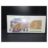 UGEARS Flight Starter Paper Airplane Portable Hand Catapult Mechanical Wooden 3D Model