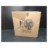 10-Inch Silver Cigarette Lighter Fan, Two-Speed Adjustment, 360-Degree Rotation, Clip-On Design 12 Volt Fan, Perfect for Cars, Trucks, RVs and More (Cord Length 6.56FT)