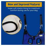 Dog Grooming Hammock for Small Dogs - Pet Grooming Harness with Nail Clippers, Nail File, Scissors, Comb and Brush Mitt - Restraint Sling for Easy Grooming, Complete Grooming Kit for Dogs