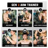 Chest Workout Equipment, Twister arm Trainer, Adjustable 5 Resistance Levels Ergonomic Home Gym Equipment, Chest Workout Equipment for Daily Fitness and Muscle Building Training