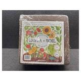 InstaSoil  Nutrient-Rich Potting Soil for Indoor/Outdoor Plants   Compressed Coco Coir  Just Add Water - Expands to 15 Gallons in 5 Minutes - Perfect for Herbs, Vegetables & Microgreens (10lb Block)