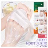 Hand Mask Moisturizing Gloves 6 Pack,Hydrating Hand Mask for Women,Soft Gloves for Dry Cracked Skin A