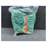 Yahenda 6 Pcs Hawaiian Costume Accessories Tutu Hula Skirt with Crop Top Leis Outfits for Women Halloween Luau Party M