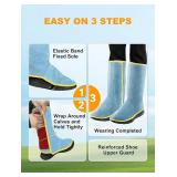 Leg Chaps with Shoes Cover, Weed Eater Shin Gaiters for Garden Weeding, Universal Mowing Protective Accessories Fits Men & Women for Lawn Care, Weeding & Trimming