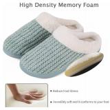 YALOX Slippers for Womens Warm Memory Foam Anti-Slip House Shoes Comfortable Cotton Slippers Home Bedroom Shoes Indoor & Outdoor Pink 38/39