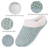 YALOX Slippers for Womens Warm Memory Foam Anti-Slip House Shoes Comfortable Cotton Slippers Home Bedroom Shoes Indoor & Outdoor Pink 38/39