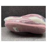 YALOX Slippers for Womens Warm Memory Foam Anti-Slip House Shoes Comfortable Cotton Slippers Home Bedroom Shoes Indoor & Outdoor Pink 38/39