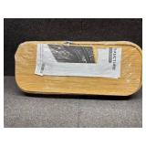 Toilet Paper Storage Basket Bamboo Lid - with Built-in Toilet Paper Holder & Stretchable Handle - Slim Tall for Foldable Free Standing Organizer with Wheels - 47L Bathroom Storage Bag - Black