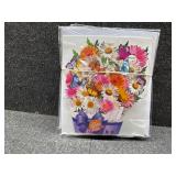 Mini Birthday Cards, Birthday Gift Card with Music and Light, Flower Bouquet 3D Card with Butterflies for Mom, Women, Wife (Butterfly & Daisy) LOT OF 4