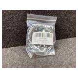 2 Pcs Heavy Duty Picture Hanging Wire, Adjustable Stainless Steel Wire Rope 2m x1.5mm Picture Hanging Kit with Hook Wall Mount Wire for LED Screen, Picture, Billboards (Double Headed)