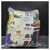 NADEnVIE Throw Blanket - Colorful Cat Design Boho Blanket, Ultra Soft Rustic Quilt For Sofa 5