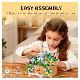 Creative Cat Hide and Seek Building Blocks - Healing Desktop Decoration and Practical Phone Stand, Suitable for Adults to Decompress and Build Toys, for Girls and Boys Friends