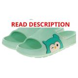 Squishmallows Slides Open Toe Sandals - Girl Boys Women Summer Beach Water Pool Shoes (sizes 13-5 Kids / 5-10 Adults) CAT. 5/6