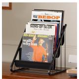 Vinyl Record Storage,3-Tier Record Holder and Stand Display, Vinyl Holder and Shelf for 21 LPs, Album Storage and Organizer, Display Frame for Album, for Art Storage Organizer