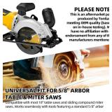 TonGass (2-Pack) 10", 80 Tooth Table Saw Blade Compatible with DeWalt Tables Saws (Part Number DWA11080), Hi-Density Ultra Sharp Steel Professional Woodworking Table Saw Blade with 5/8 Inch Arbor