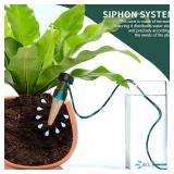 BYDOLL Plant Self-Watering Stakes Automatic Watering Terracotta Spikes for Indoor Outdoor Plants,Houseplant Insert Devices for Vacation use,Bonsai Drip Irrigation System (5 Pack)