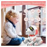 Robot Dog Toys for Kids 8 9 10 11 12, Remote Control Dogs, Robot Dog for Kids 8-12, Pet Robotic, Electric Toy, Robotic Dogs, Toys for 5 6 7 8 9 10 11 12 Years Old Boys Girls, Pink