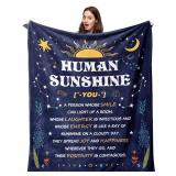 Human Sunshine Blanket - Inspirational/Encouragement/Motivational/Emotional Support/Healing Gifts for Women Men 60’’X50’’