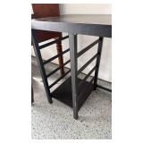 Black wooden desk 30x43x19