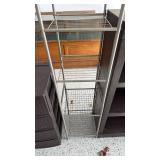 Metal shelf 61x13x13