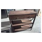 Brown shelf with 2 drawers 30x31x14