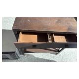 Brown shelf with 2 drawers 30x31x14