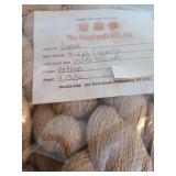 20 skeins100 pct Alpaca 2 ply fingering yarn, appx 300 yards