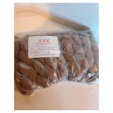 17 skeins100 pct Alpaca 2 ply worsted yarn, appx 150 yards