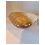 Brick and Bloom Spun Bamboo Bowl