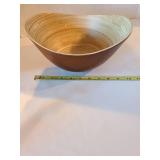 Brick and Bloom Spun Bamboo Bowl