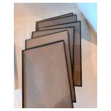 Mobile phone video amplifier enlarged screen magnifier and six 8x10 picture frames.