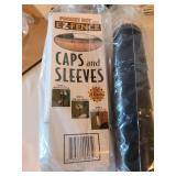 Black wall brackets, suction cup hooks, Pocket Net E Z Fence caps and sleeves, basket