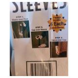 Black wall brackets, suction cup hooks, Pocket Net E Z Fence caps and sleeves, basket