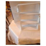 Locking acrylic display case 18x13x7