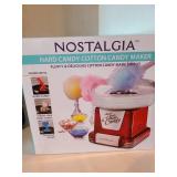 Nostalgia Hard Candy Cotton Candy Maker and Igloo cooler