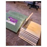 Three flora foam blocks 2x11.9 and eight boards 12x12