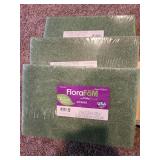 Three flora foam blocks 2x11.9 and eight boards 12x12