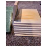 Three flora foam blocks 2x11.9 and eight boards 12x12