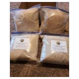 Four bags 100 pct Alpaca fiber for bird nesting material