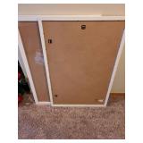 Pair of white frames 38x26